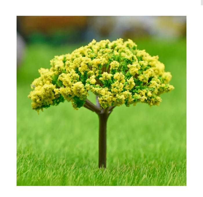 Artificial Miniature Green & Yellow Tree – 1pc | TL-40GYW