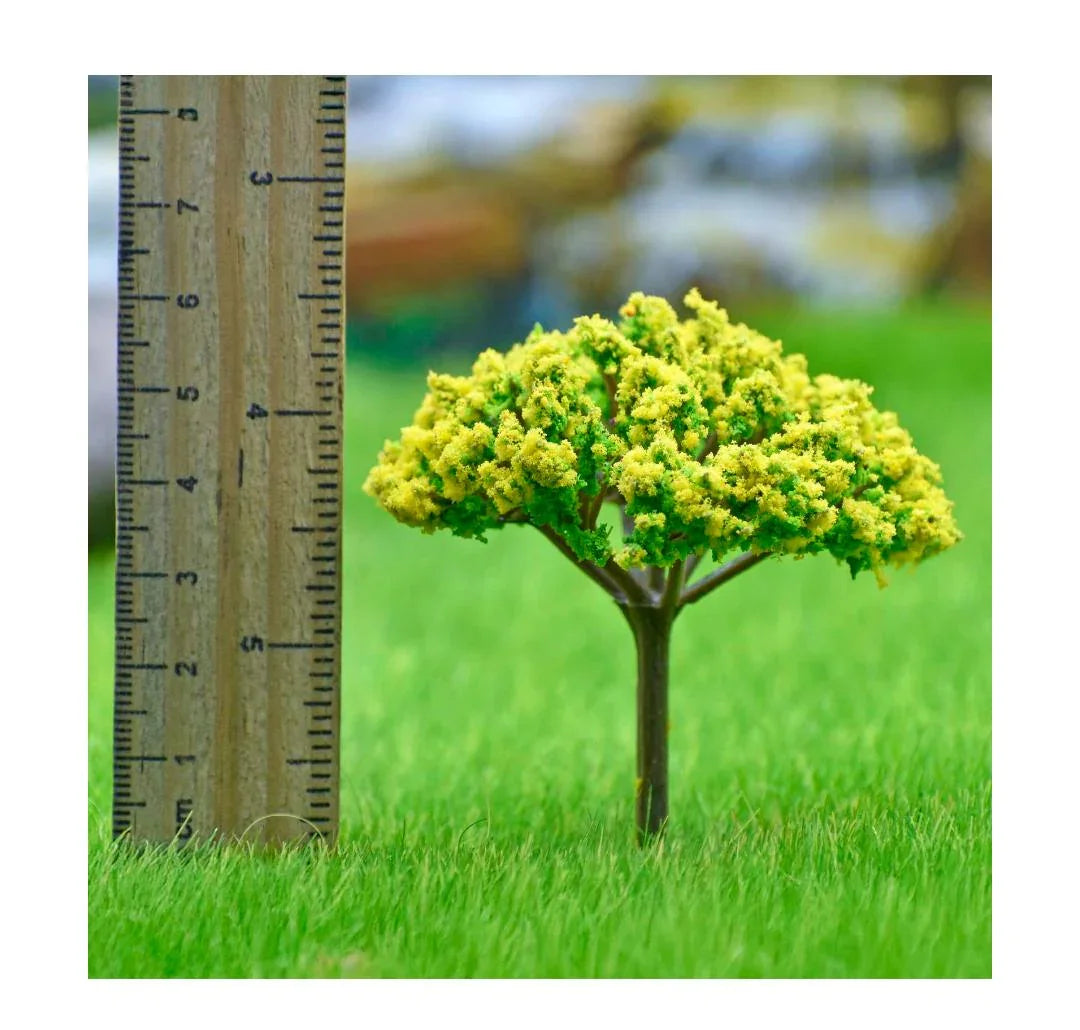 Artificial Miniature Green & Yellow Tree – 1pc | TL-40GYW