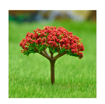 Artificial Miniature Green & Red Tree – 1pc | TL-40GRD