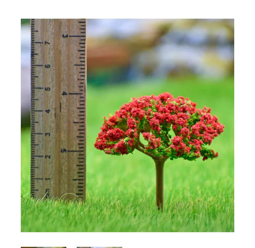 Artificial Miniature Green & Red Tree – 1pc | TL-40GRD