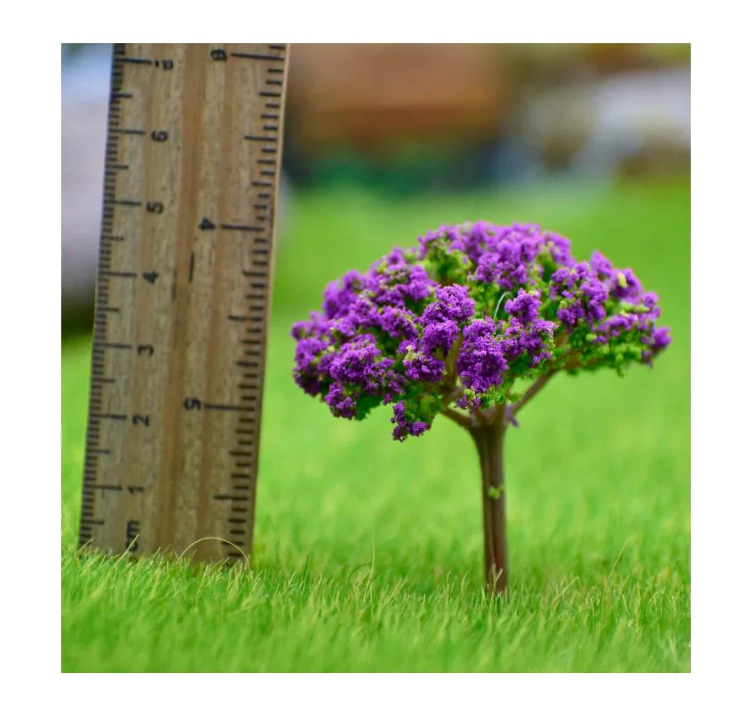 Artificial Miniature Green & Purple Tree – 1pc | TL-40GPE