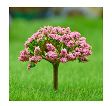 Artificial Miniature Green & Baby Pink Tree – 1pc | TL-40GBPK