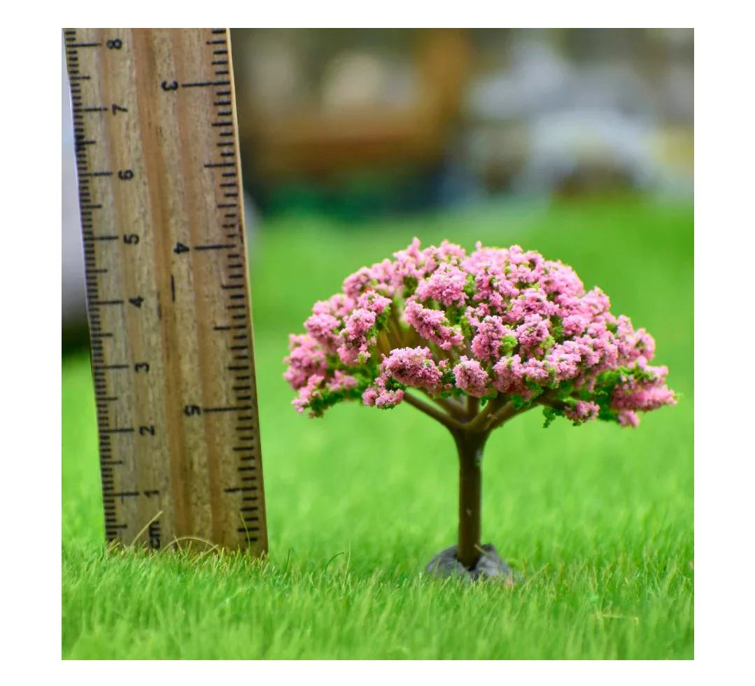 Artificial Miniature Green & Baby Pink Tree – 1pc | TL-40GBPK