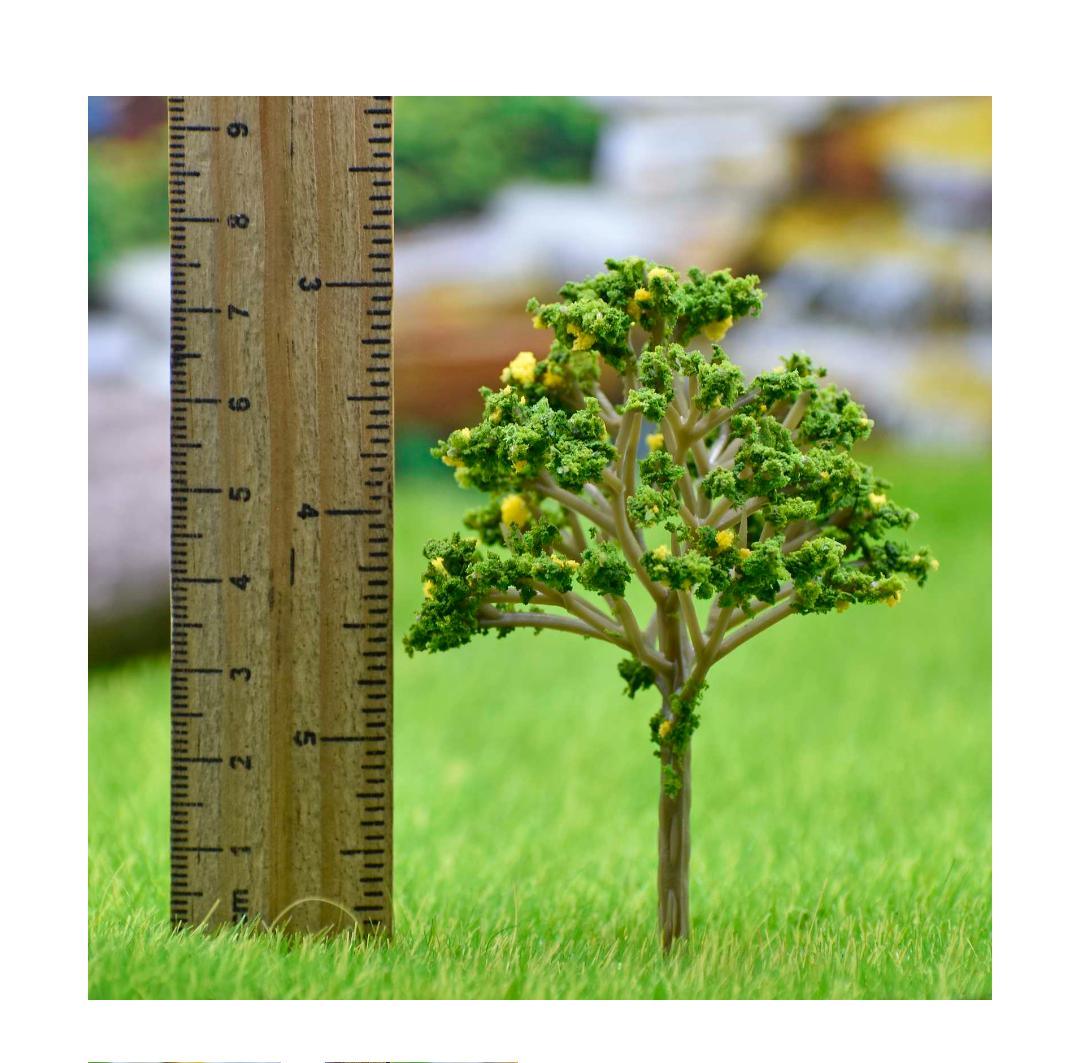 rtificial Miniature Green & Yellow Tree – 1pc | 018-80TTY