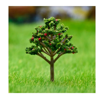 Artificial Miniature Green & Red Tree – 1pc | 018-60GR