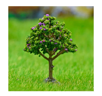 Artificial Miniature Green & Purple Tree – 1pc | 018-60GP