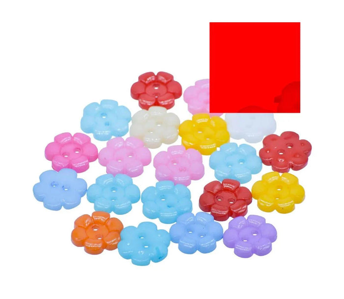 Craft Decorative Button Flower 28L – 20Pc | JCDBP40