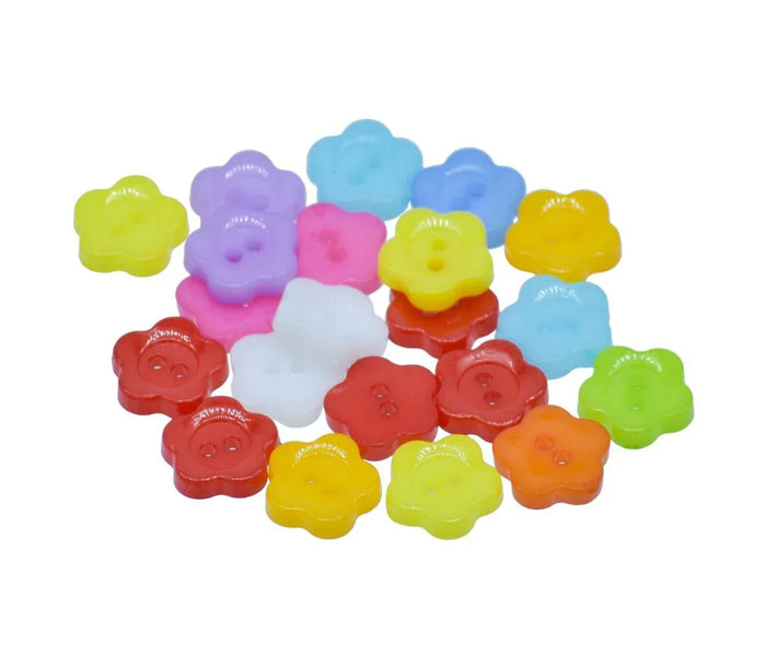 Craft Decorative Button Flower 18L – 20Pc | JCDBP28