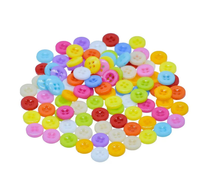 Craft Decorative Button Round 16L – 100Pc | JCDBP22