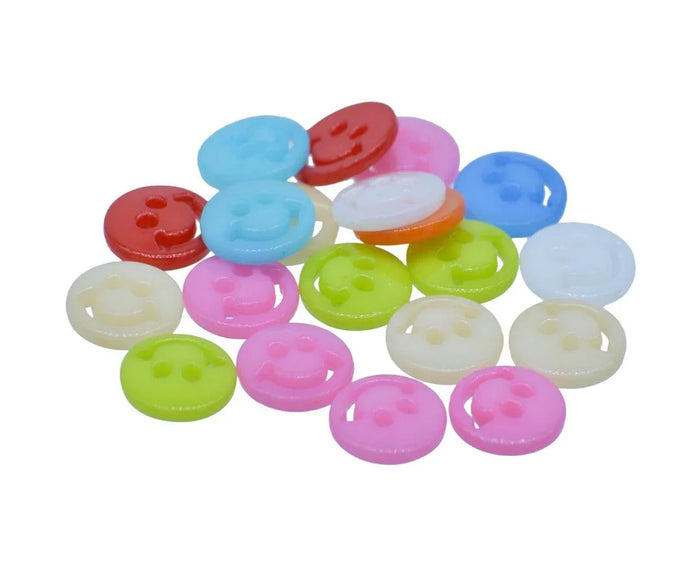 Craft Decorative Button Smiley 24L – 20Pc | JCDBP15
