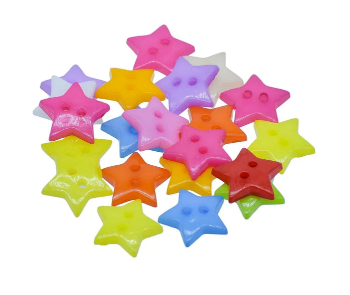 Craft Decorative Button Star 24L – 20Pc | JCDBP13