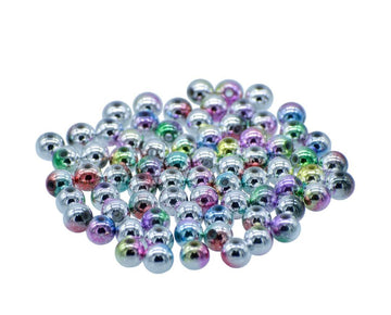 Craft Beads Rainbow Multicolour 8MM 20Gsm JBSRN8MM