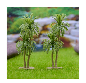Artificial Miniature Coconut Trees Medium 2Pc CS112-GN