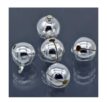 Mini Metal Bells Silver 16MM 5 Pc JMMB33