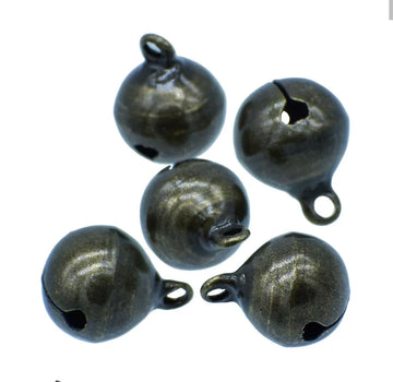 Mini Metal Bells Bronze 14MM 5 Pc JMMB38
