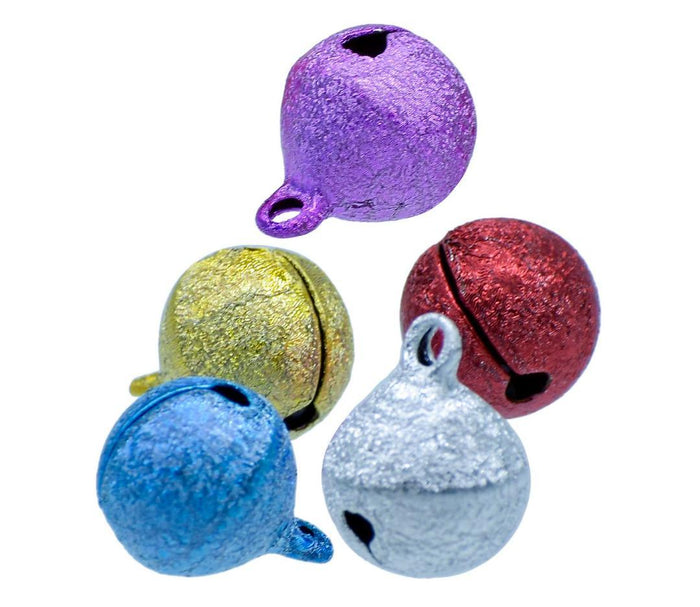 Mini Metal Bells Dark Polish Colour 14MM 5 Pc JMMB20