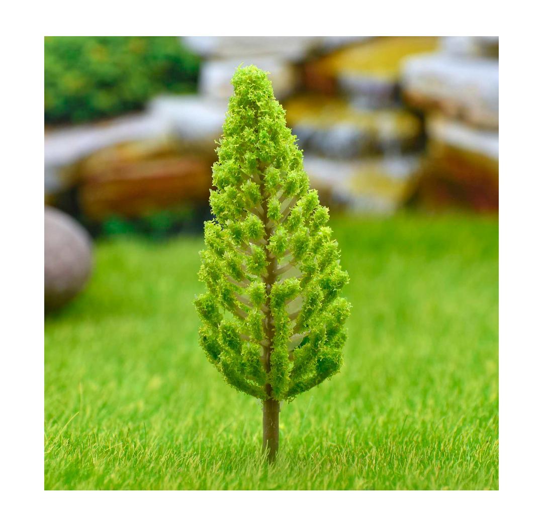 Artificial Miniature Thunja Light Green Tree 1Pc S-95LGN