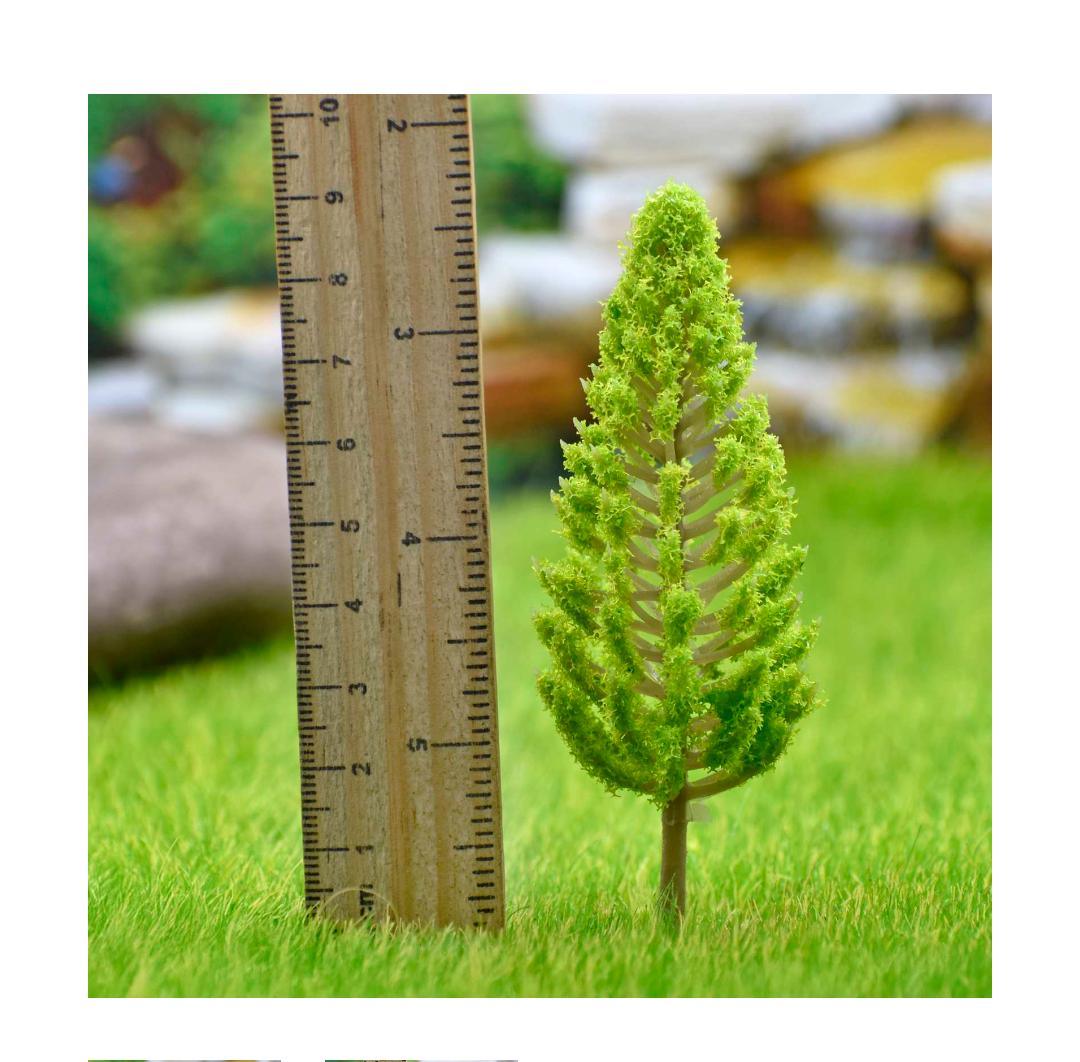 Artificial Miniature Thunja Light Green Tree 1Pc S-95LGN