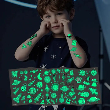 Premium Luminous sticker l Glow in the dark l Pack of 1 Sheet