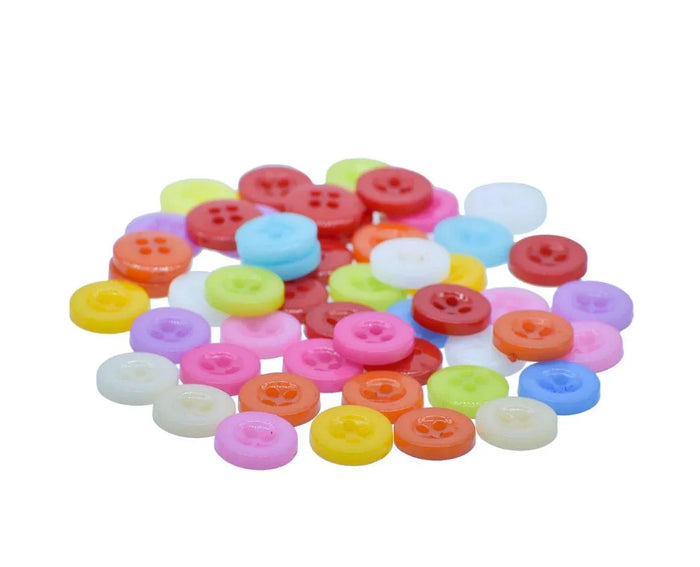 Craft Decorative Button Round 18L 50pcs - JCDBP31
