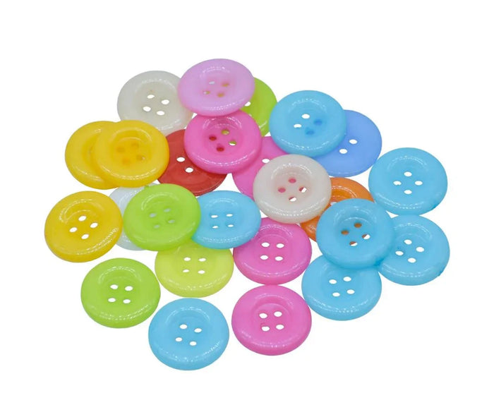 Craft Decorative Button Round 28L 50pcs - JCDBP30
