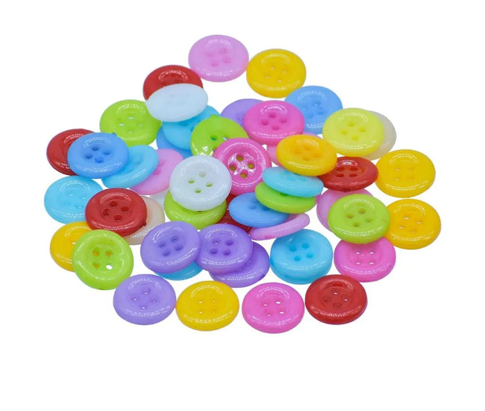 Craft Decorative Button Round 20L 50pcs - JCDBP29