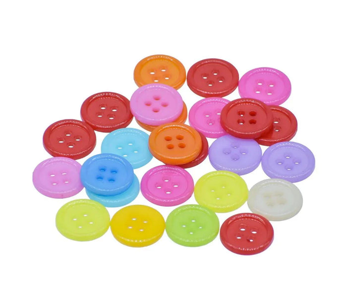 Craft Decorative Button Round 24L 25pcs - JCDBP19