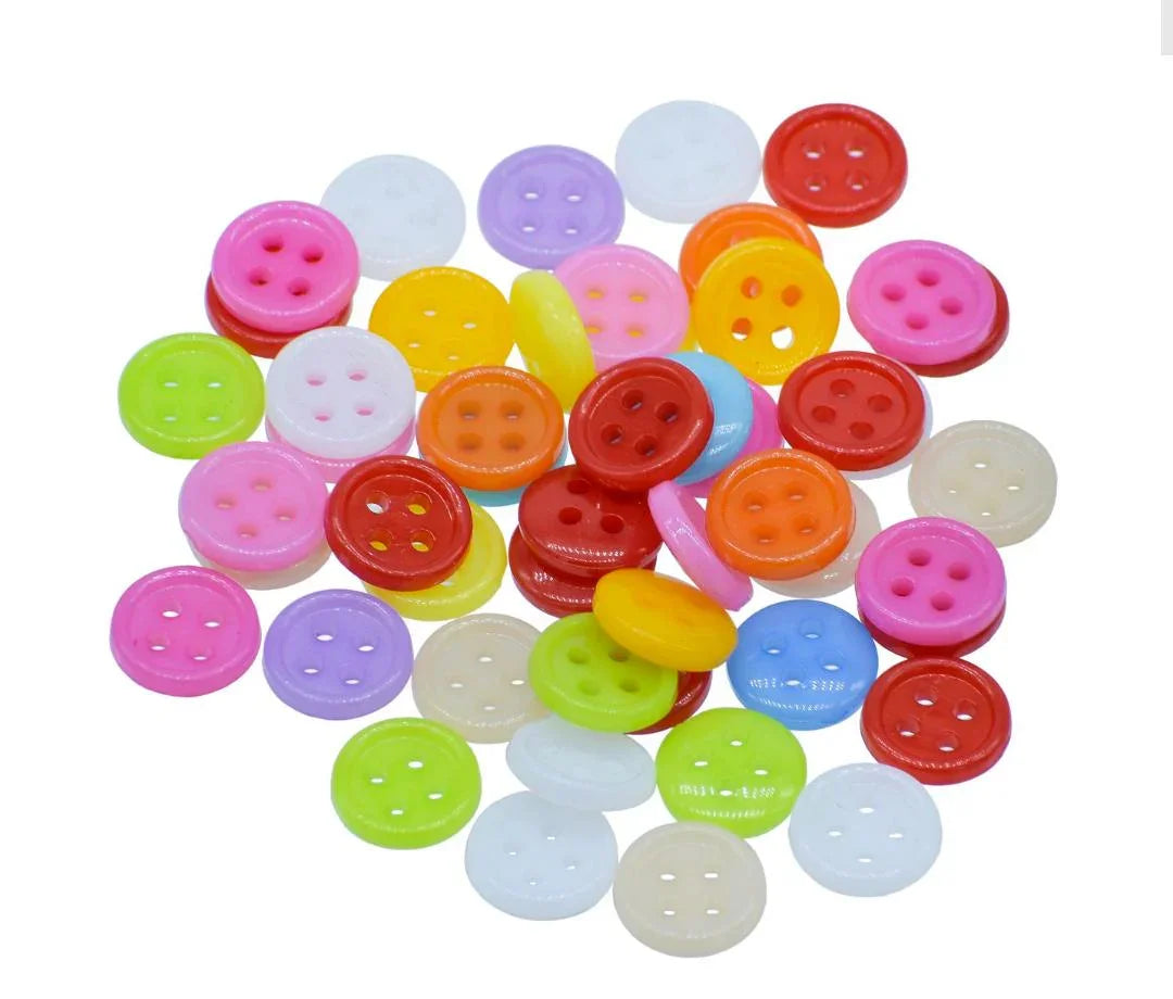 Craft Decorative Button Round 16L 50pcs - JCDBP12