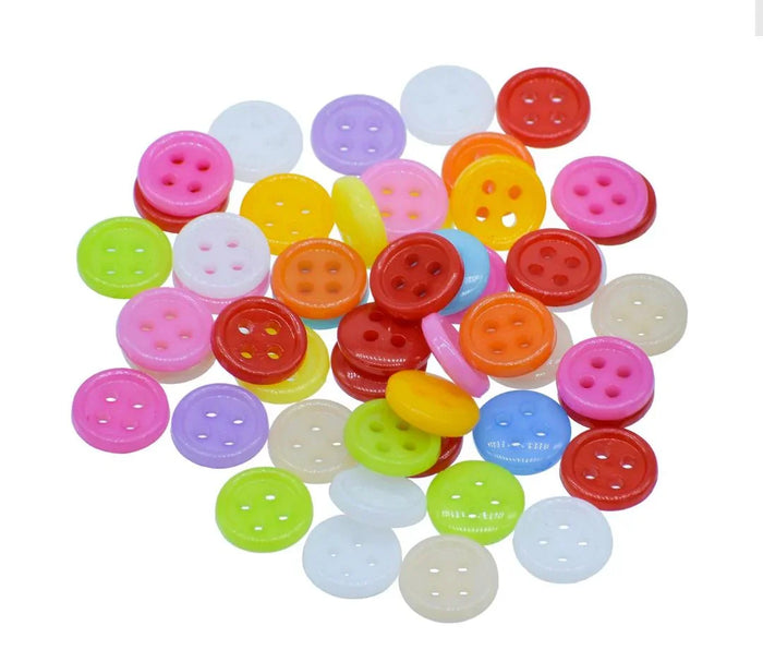 Craft Decorative Button Round 16L 50pcs - JCDBP12