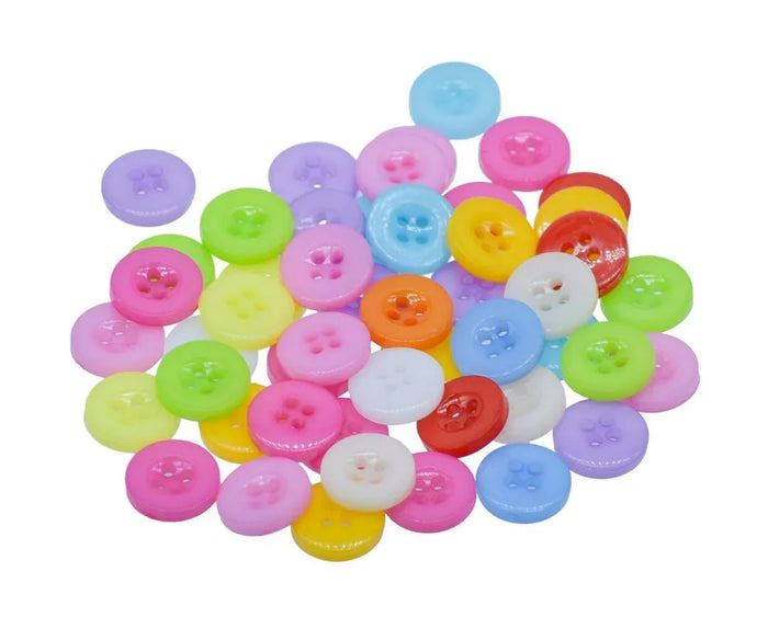 Craft Decorative Button Round 20L 50pcs - JCDBP08