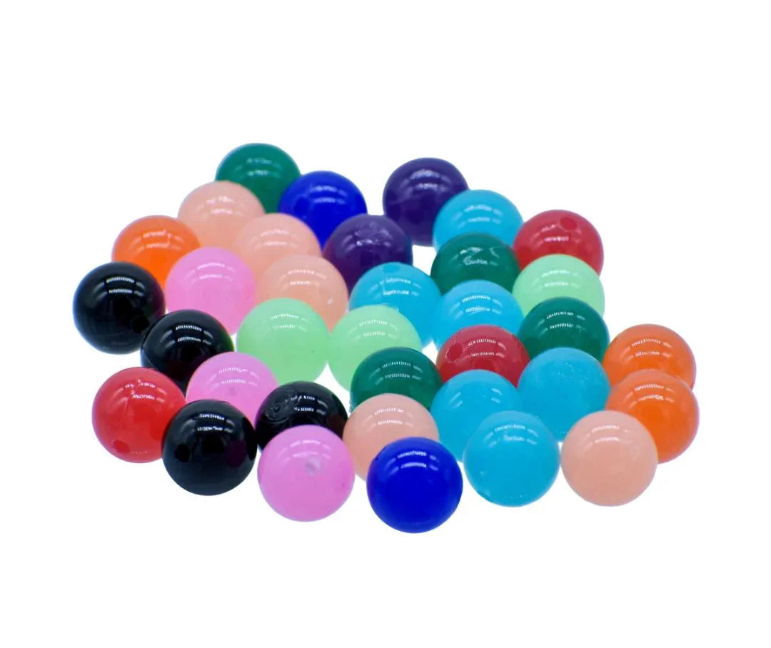 Craft Beads Round Multicolour 10mm 20G - JCBR06