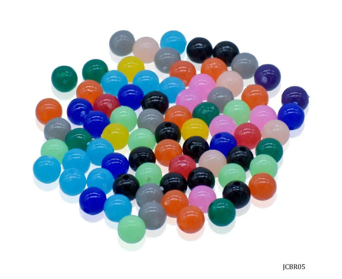 Craft Beads Round Multicolour 8mm 20G - JCBR05