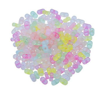 Craft Beads Peanuts Colourful 10 Gsm - JCB228