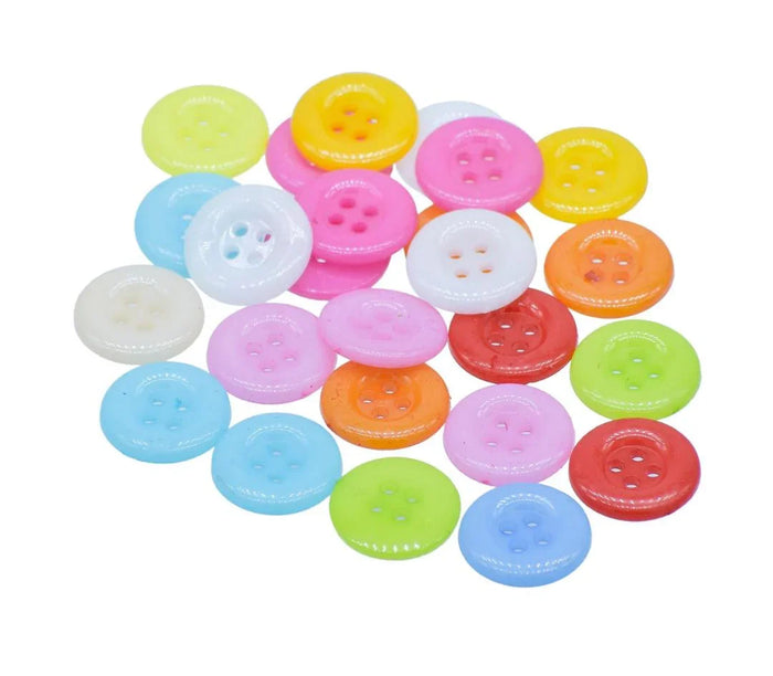 Craft Decorative Button Round 24L 25Pc - JCDBP33
