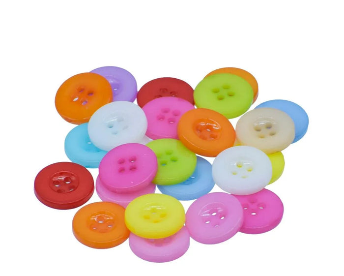 Craft Decorative Button Round 24L 25Pc - JCDBP02