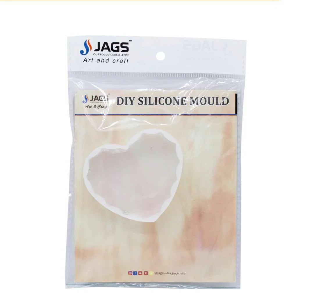 Silicone Mould Heart Design In Side Small SMH400