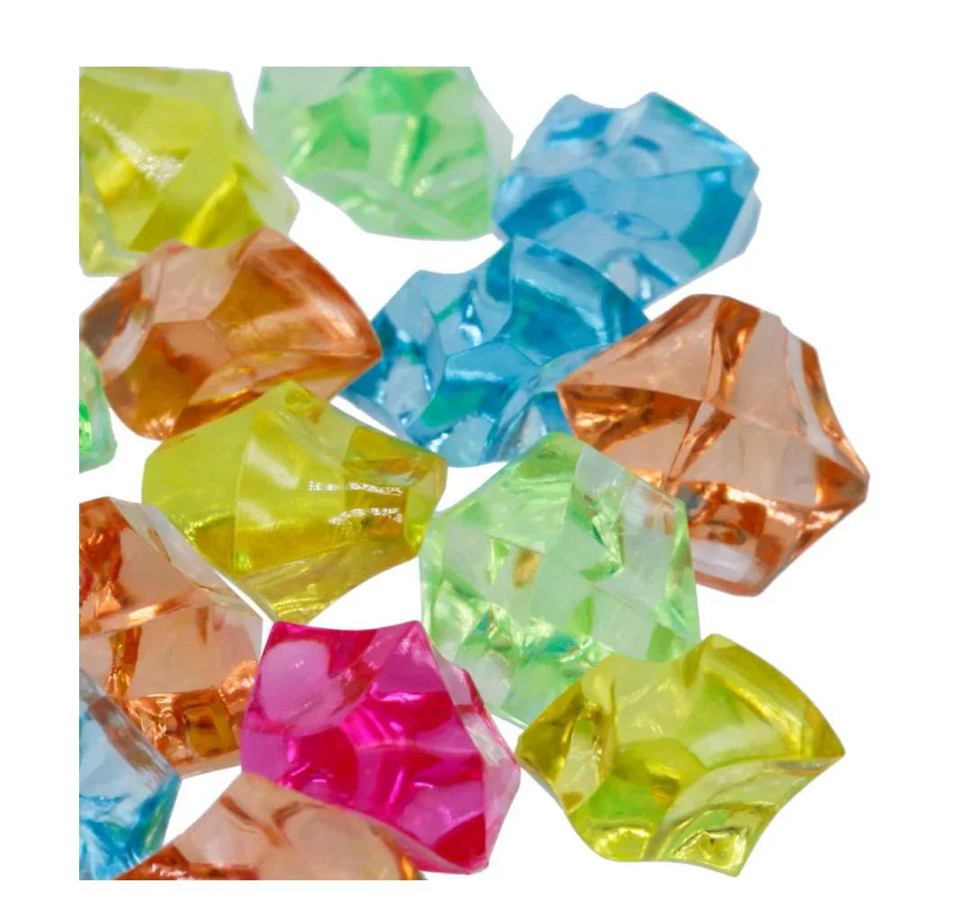 Miniature Transparent Colour Stone Small 20 Pics MMTC01