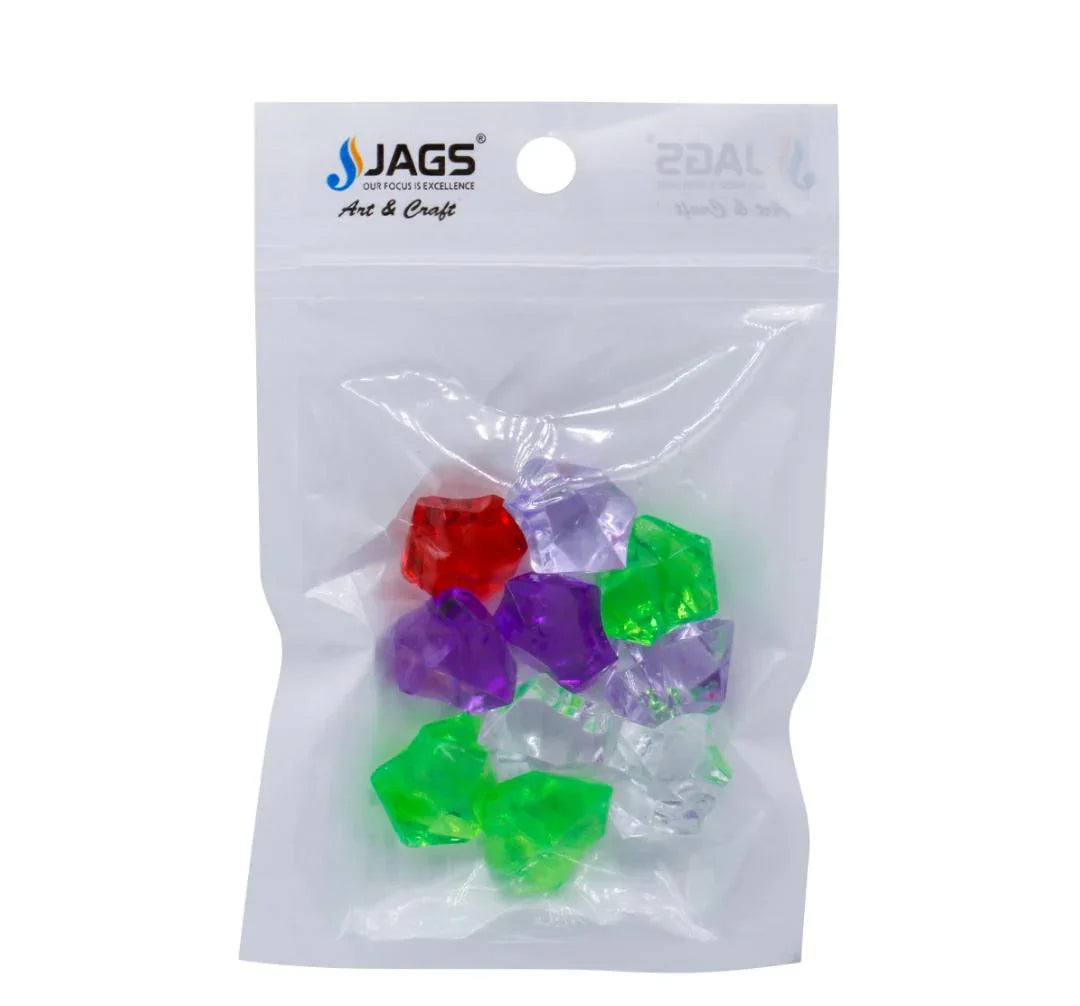 Miniature Transparent Colour Stone Medium 10 Pic MMTC02