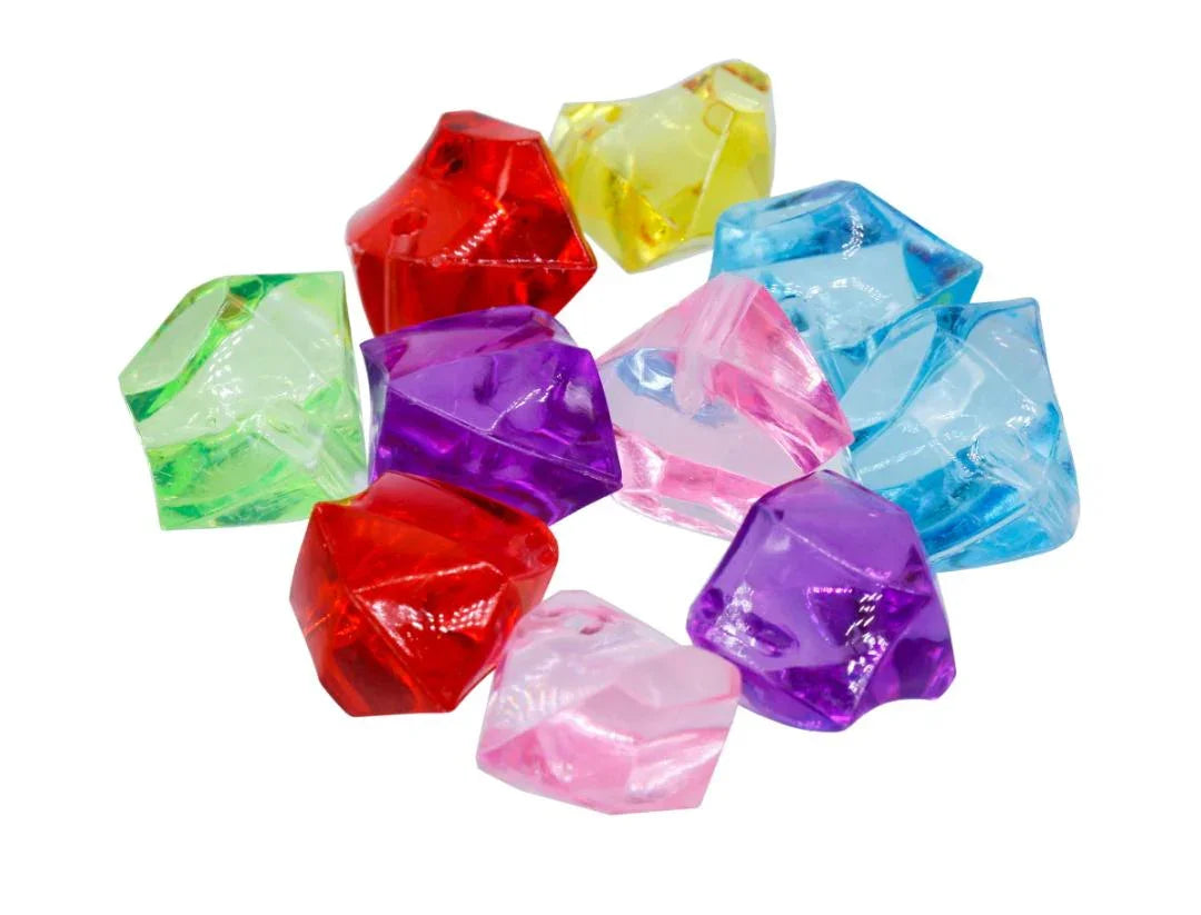 Miniature Transparent Colour Stone Big 10 Pics MMTC03