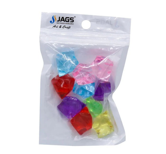 Miniature Transparent Colour Stone Big 10 Pics MMTC03