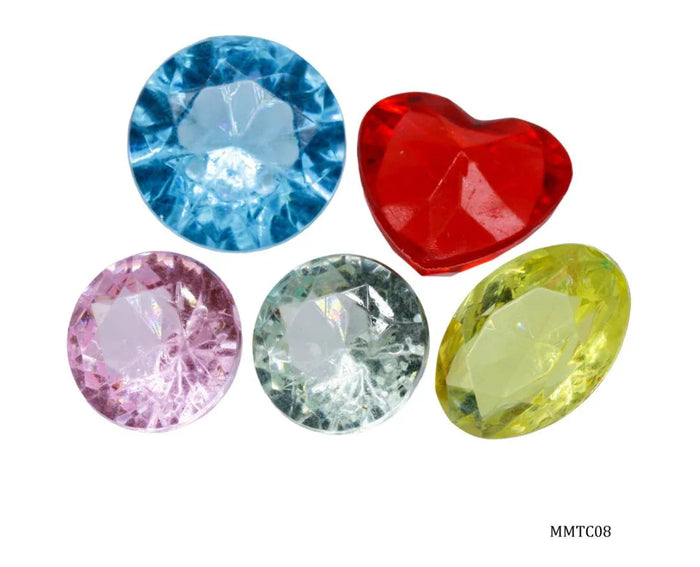 Miniature Transparent Colour Mix Diamond 5 Pics MMTC08