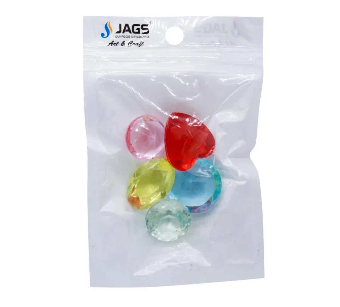 Miniature Transparent Colour Mix Diamond 5 Pics MMTC08