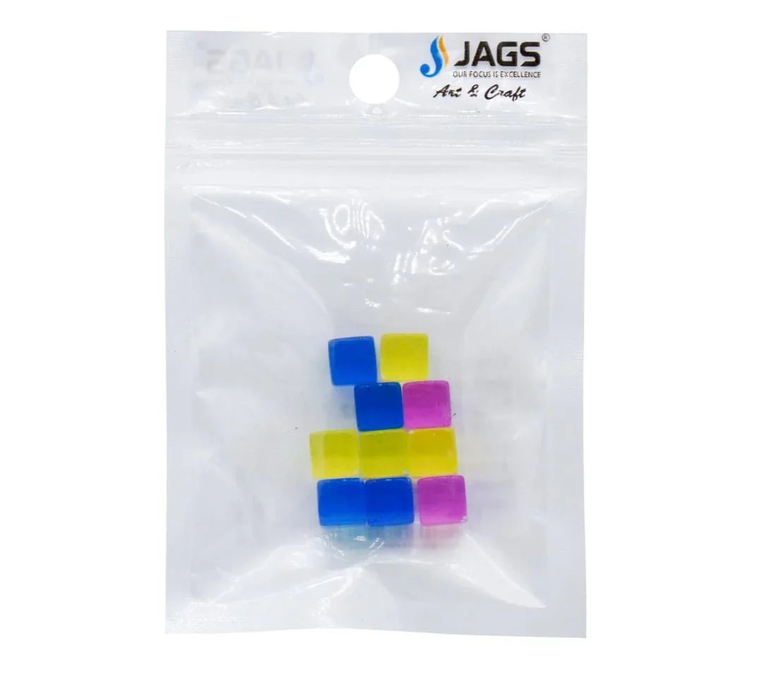Miniature Transparent Colour Cube 10 Pics MMTC17