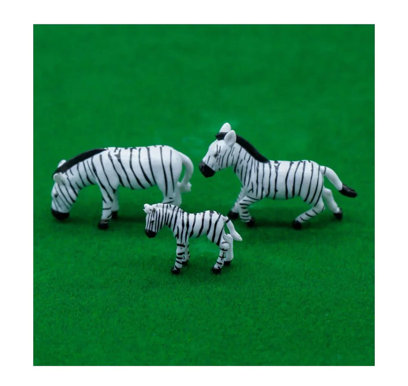 Miniature Model Zebra 6 Pcs Set C0666-7