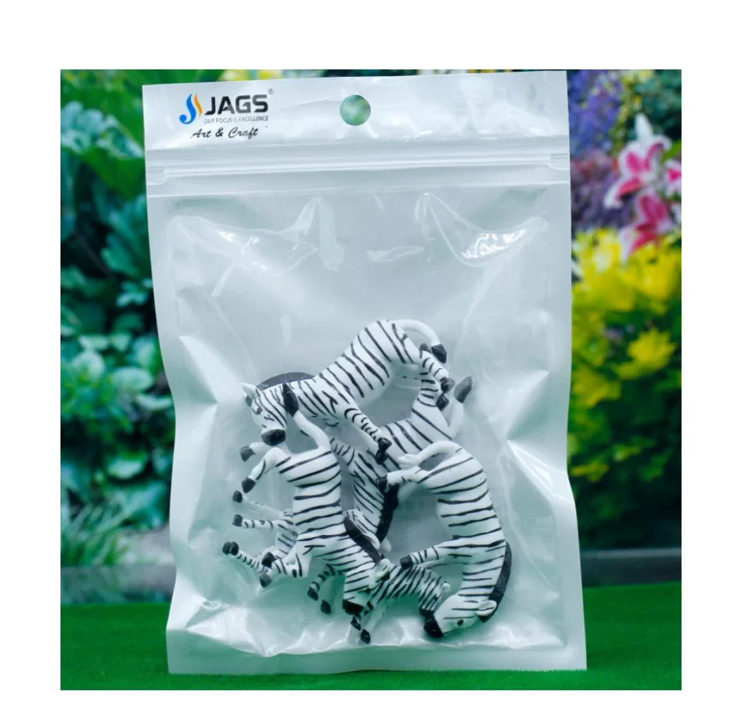 Miniature Model Zebra 6 Pcs Set C0666-7