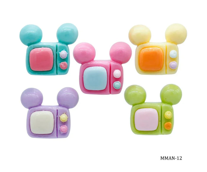 Miniature Model Television 5 Pcs Mix Colour MMAN-12