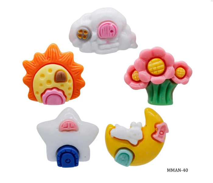 Miniature Model Sky Planet 5 Pcs Mix Colour MMAN-40