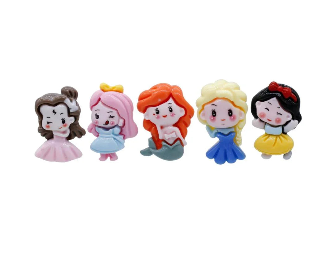 Miniature Model Mermaid Girl 5 Pcs Mix Colour MMAN-33