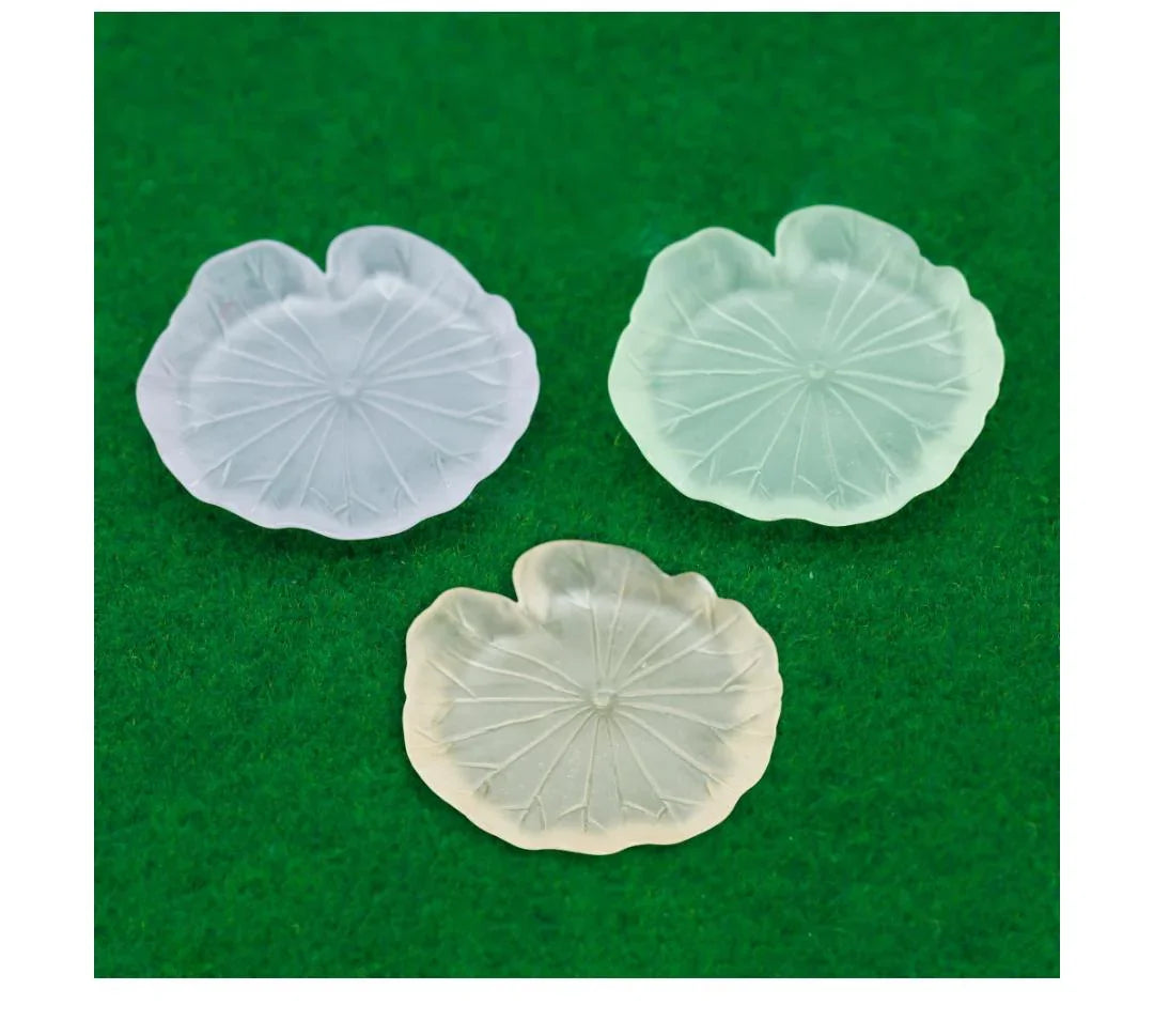 Miniature Model Luminous Lotus Leaf 3 Pcs Set C0387-6