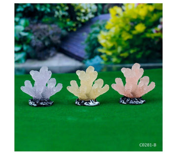 Miniature Model Luminous Coral Ornaments 3 Pcs Set C0281-B